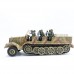 WWII GERMANY Sd.Kfz. 8  half-track 1/72 PMA Finished Pre-assembled diecast   222980297343